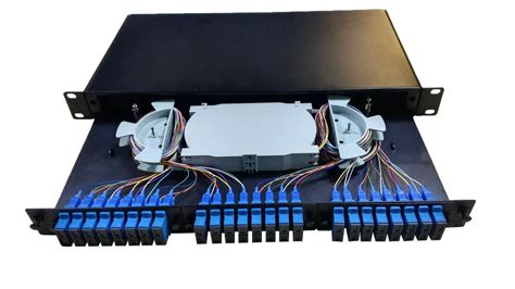 wholesale fiber optic distribution box|rack mount fiber termination box.